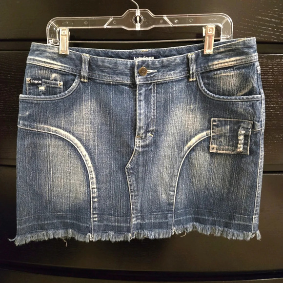 Lady Enyce Denim Skirt size 9 - Picture 1 of 7